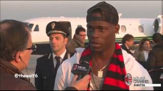 Balotelli First Interview With Milan channel As A Milan Player [upl. by Ahsets]