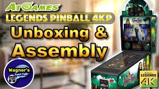 AtGames Legends Pinball 4K Unboxing amp Assembly Setup Part 1 [upl. by Eidac690]