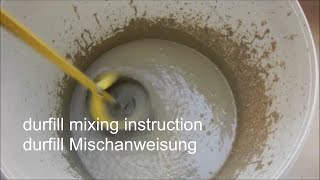 DURFILL Mixing Instruction  DURFILL Mischanweisung DeutschEnglish [upl. by Allyn30]