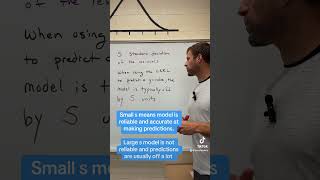 Coefficient of determination and standard deviation of residuals apstatistics apstat [upl. by Yllom6]