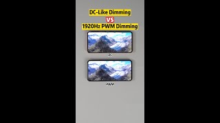 DCLike Dimming vs 1920Hz PWM Dimming [upl. by Aihsoek]