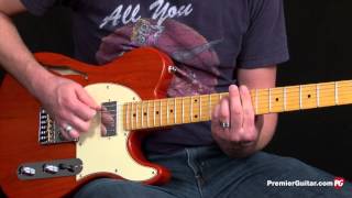 Review Demo  GampL Tribute ASAT Classic Bluesboy SemiHollow [upl. by Docile]