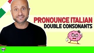 How to Pronounce Italian Double Consonants  Italian Language Pronunciation for Beginners [upl. by Eikcim]