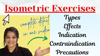 Isometric exercises full detail video with notes [upl. by Skrap]