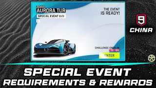 Asphalt 9 CN  2nd Zenvo Aurora Tur Special Event Reqs amp Rewards [upl. by Noellyn]