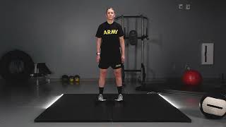 Straight Leg Deadlift for ACFT [upl. by Karil84]