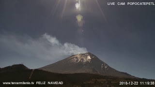 Monitoreo Volcán Popocatepetl EN VIVO [upl. by Annagroeg348]