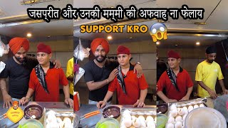 जसप्रीत और उनकी मम्मी की अफवाह ना फेलाय की दुबरा छोड़ गयी है  Chicken EggRoll Recipe  Foodie walks [upl. by Asiluy]