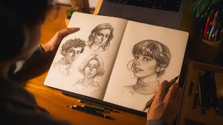 How I practice drawing Portraits [upl. by Paynter]