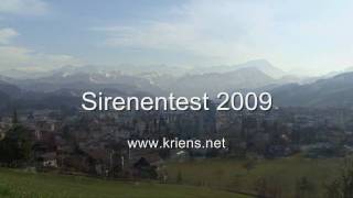 Sirenentest 2009 in Kriens MSL6 [upl. by Naols833]