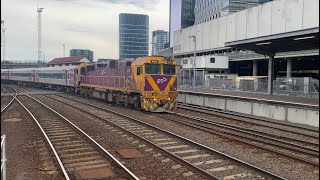 VLine N471 City of Benalla Arriving at Southern Cross Station from Warrnambool [upl. by Israel]