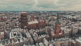 GDAŃSK ZIMA 2024  DJI Mavic 3 Pro  4K 25 fps [upl. by Gittle101]