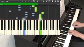 Enya  Caribbean Blue Piano Tutorial [upl. by Arhat]