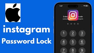 iphone me instagram par password kaise lagaye  iphone me instagram lock kaise kare [upl. by Jelsma407]