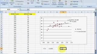 Correlation and Regression by using excel [upl. by Joyan190]