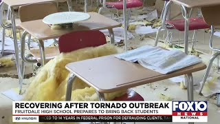 Fruitdale High getting ready to reopen after tornado damage [upl. by Herwin]