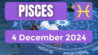 Pisces horoscope  Pisces Horoscope for Today 4 December 2024 [upl. by Wohlert211]