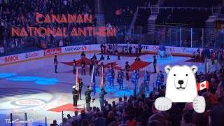 Canadian National Anthem Edmonton Oil Kings vs Saskatoon Blades January 21 2024 [upl. by Tcideneb]