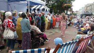 Southsea Community Choir performs at Southsea Food Feastival 2024 [upl. by Ohcamac156]