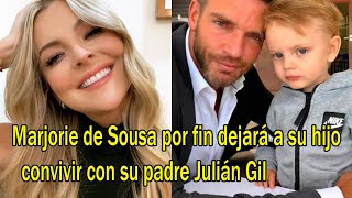 Marjorie de Sousa por fin dejará a su hijo convivir con su padre Julián Gil [upl. by Elleinahc]