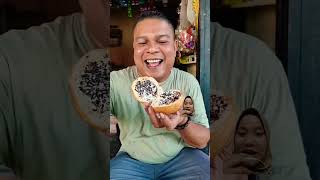 ROTI ISI MESIS😂 mukbang food streetfood foodie [upl. by Auhsej]