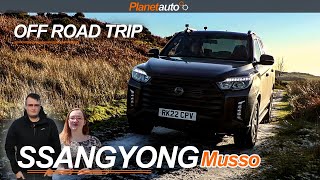 New SsangYong Musso Saracen Review Off Road Trip [upl. by Aryl]