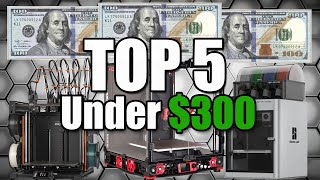 Top 5 3D Printers Under 300  2024 [upl. by Nwahsid625]