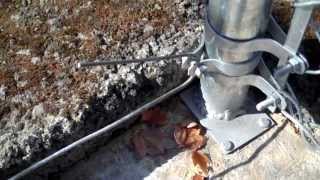 How to install tension wire on a chain link fence [upl. by Kali]