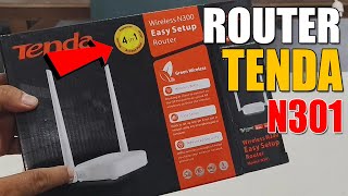 Wireless Router Tenda N301 dengan Mode Repeater WISP Router dan Access Point [upl. by Suzy]