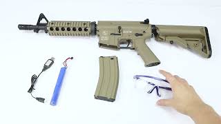 Cyma M4 CQB Gel Blaster Review and Shooting Test [upl. by Olenka]