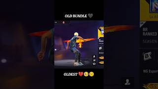 OLD IS BUNDLE IN FREE FIRE 🥺☹️🖤4actgamer [upl. by Adiene727]