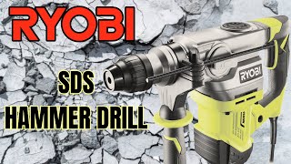 A powerful corded hammer drill  Ryobi 1500w SDS Rotary Hammer Drill [upl. by Bently]