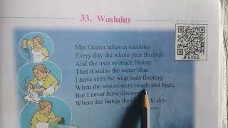 3rd std English Poem quotWashdayquot [upl. by Vincenz128]