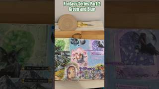 Green amp Blue Fairies theme scrapbookjournal asmr asmrvideo artjournal relaxingsounds [upl. by Solokin]