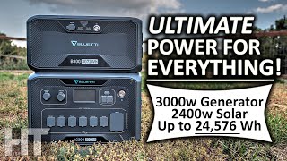 BLUETTI AC300 3000w Modular B300 LiFePO4 Battery Solar Generator FULL REVIEW  BEST Power Station [upl. by Scrogan530]