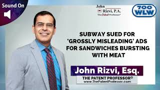 Subway sued for grossly misleadingquot ads for sandwiches bursting with meat [upl. by Weir]