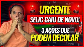 TAXA SELIC CAIU 3 AÇÕES QUE PODEM SE VALORIZAR AGORA ONDE INVESTIR COM A QUEDA DA TAXA SELIC [upl. by Sido]