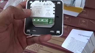 Unboxing an Underfloor Heating Thermostat [upl. by Maitland]