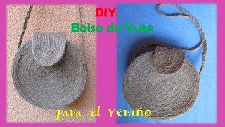 Bolso de yute para el veranoDiy [upl. by Asilav]