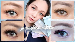 OLENS FRENCH SHINE COLLECTION REVIEWCLOSE UPCOMPARISONS AQUAHAZELGREYLAVENDER [upl. by Grefe]