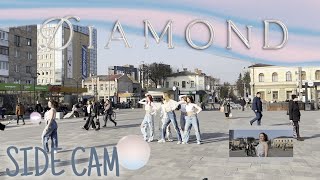 KPOP IN PUBLIC  ONETAKE TRIBE 트라이비  DIAMOND SIDE CAM by WMN [upl. by Iramohs]