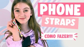 COMO FAZER PHONE STRAPS [upl. by Nujra]