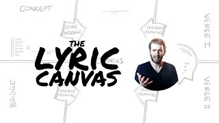 Writing Better Lyrics with the LYRIC CANVAS  Holistic Songwriting [upl. by Naltiak]