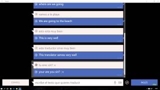 Traductor  Windows 10  App [upl. by Timus]