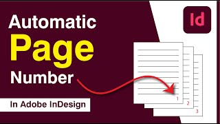 How to Add Page Numbers in InDesign  Page Numbering in InDesign  InDesign Tutorial  InDesign [upl. by Sander]