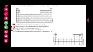 Reproduza o modelo da tabela periódica abaixo em seu caderno e faça as marcações que são pedidas [upl. by Allina]