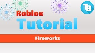 Roblox  How to make a firework [upl. by Artkele]