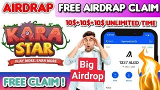 KaraStar airdrop  Karastar  Karastar Token  New airdrop  Crypto Earrings [upl. by Enilamme874]