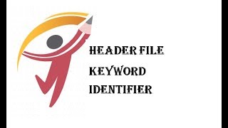 Header Files Keyword Identifier  ITP  Programming In C  LECT 4 [upl. by Lexie]