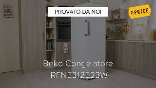 Video Recensione Congelatore Verticale Beko RFNE312E23W [upl. by Eciruam]